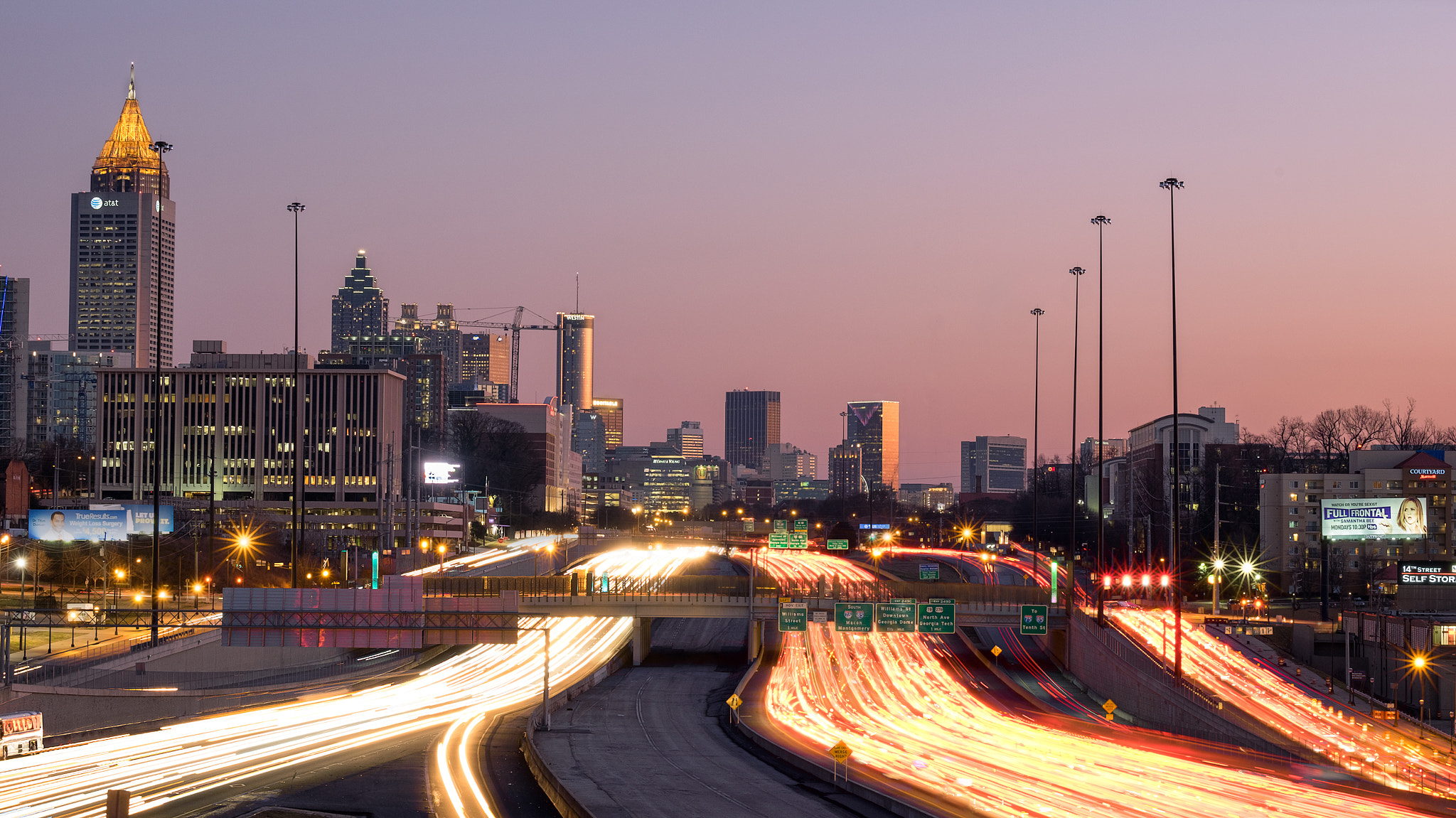 Atlanta skyline at dusk — community photograph